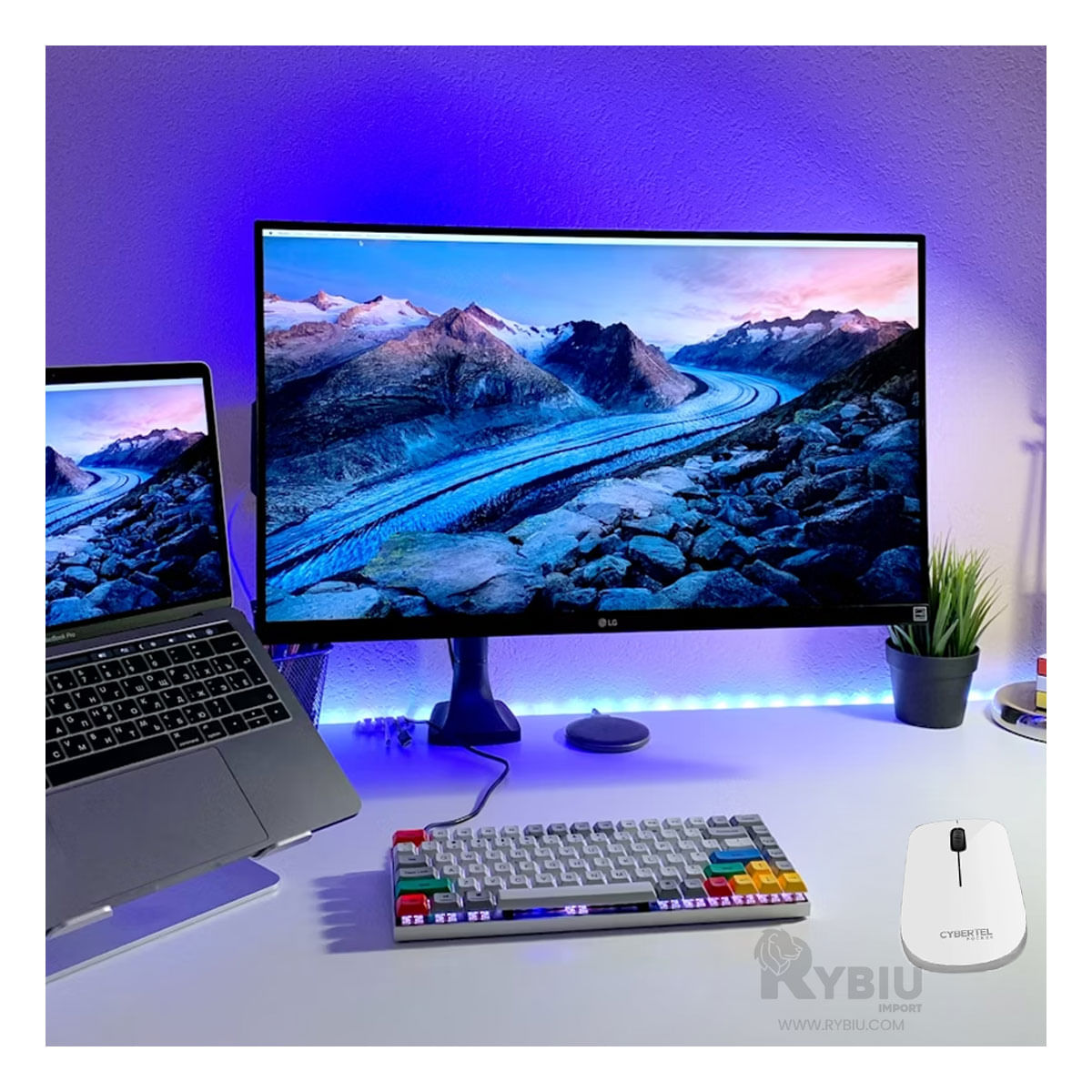 Mouse Portatil de USB en Color Blanco Y+Agendita