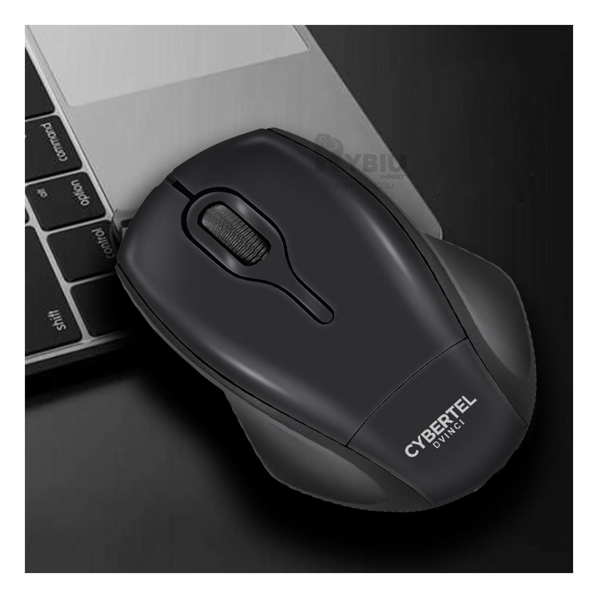 Mouse Multifuncional de Larga Duracion en Color Negro