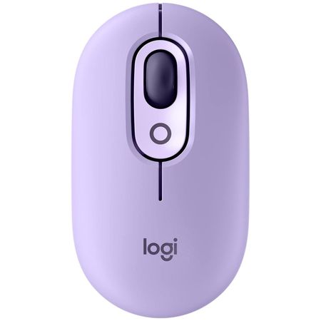 Mouse Logitech POP Silent 4000 dpi Bluetooth Lila Lavanda 910-006647