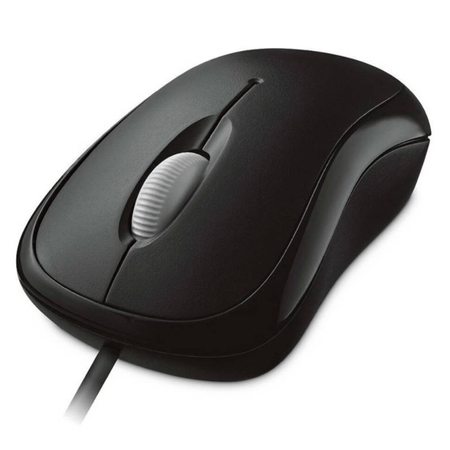 Mouse Microsoft Basic Usb Cableado 800 Dpi, Negro Optico