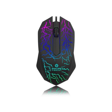 Mouse Gamer Vibrant EKM301 Usb 7Leds Enkore