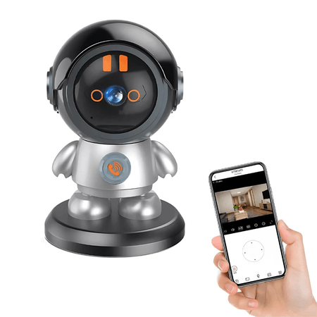 CÁMARA DE SEGURIDAD ROBOT WIFI HD 3MP CON DETECCIÓN DE MOVIMIENTO