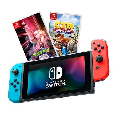 REACONDICIONADA CONSOLA NINTENDO SWITCH + 2 JUEGOS