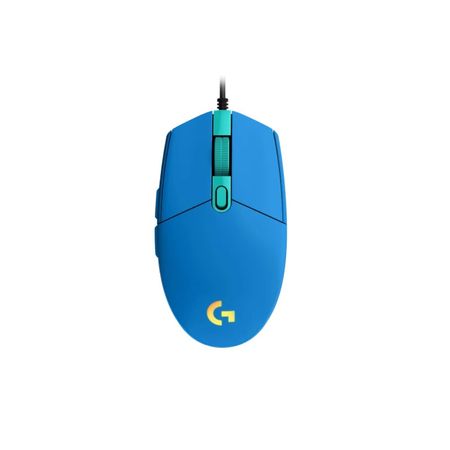 Mouse Logitech G203 RGB LIGHTSYNC con 6 botones para juegos Azul