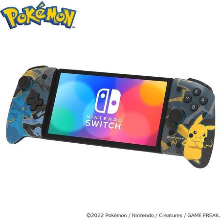 Controlador HORI Split Pad Pro Pikachu & Lucario con licencia oficial Nintendo & Pokémon