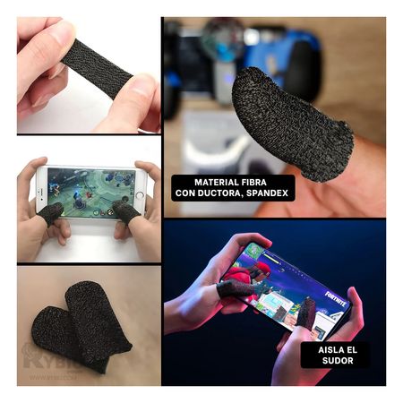 Finger Cotde Gamer Touch Negro Y+Post-it adhesivos