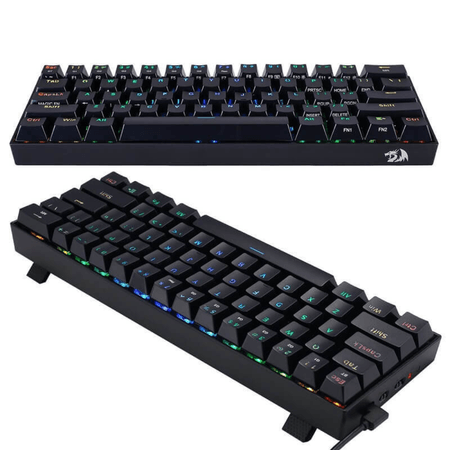 Teclado Mecánico Inalambrico Redragon Draconic Black K530rgb