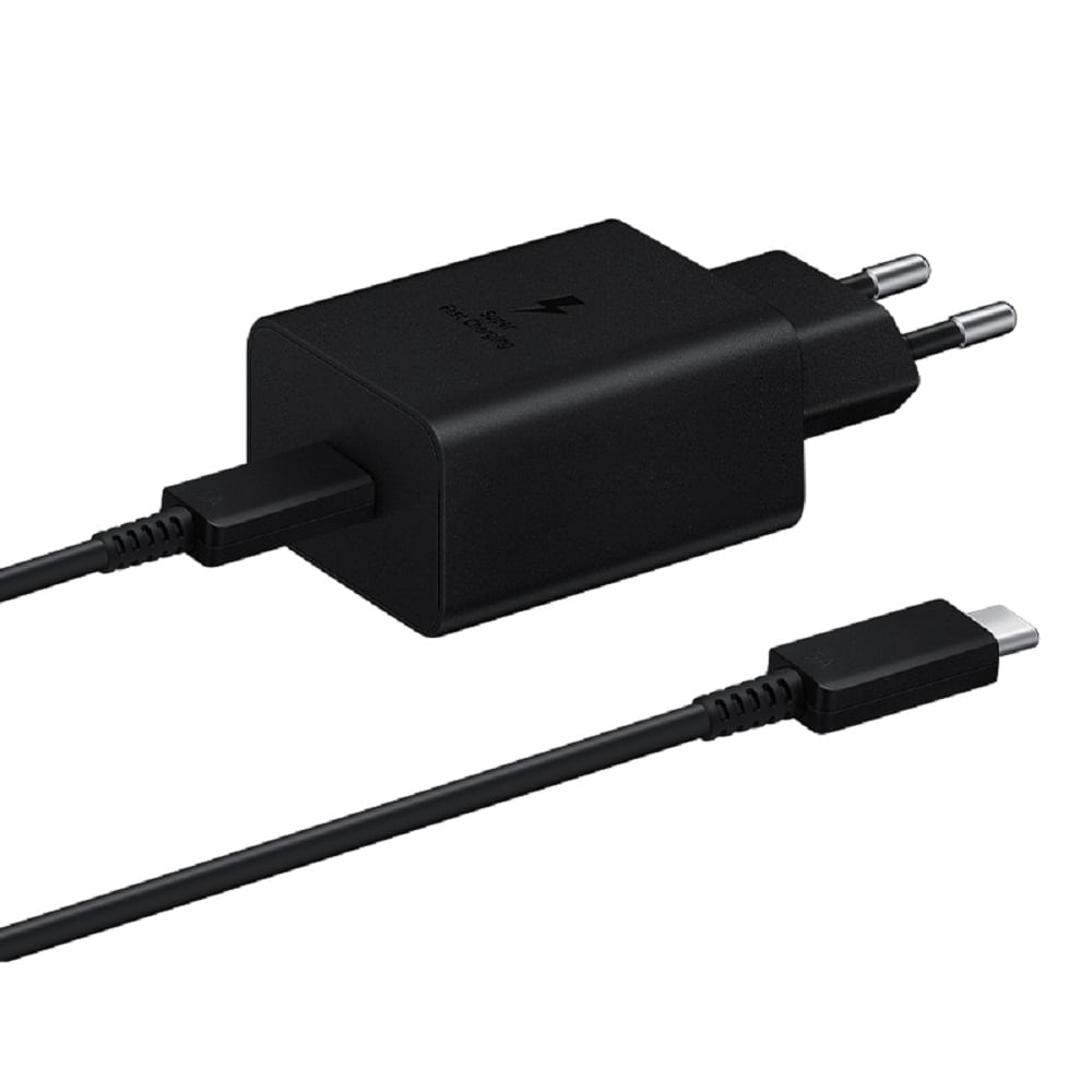 Cargador Original SAMSUNG 45W Tipo USB-C - Cubo + Cable (5A/1.8M)