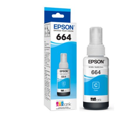 Tinta de Impresora Epson T664220 color Cian