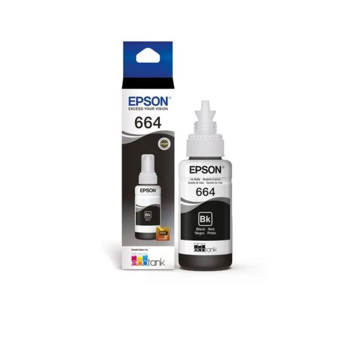 Tinta de Impresora Epson T664120 Negro