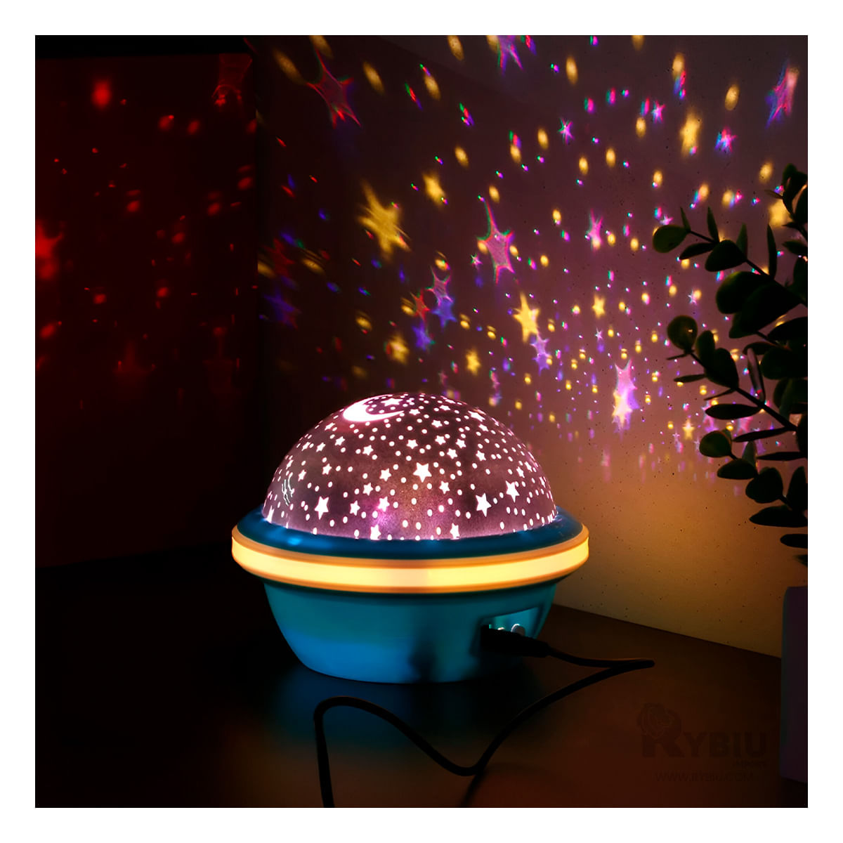 Lampara Brillante y Estetica Celeste Y+Post-it adhesivos