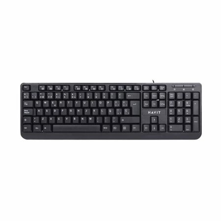 Teclado Alambrico para PC Havit KB378 Negro