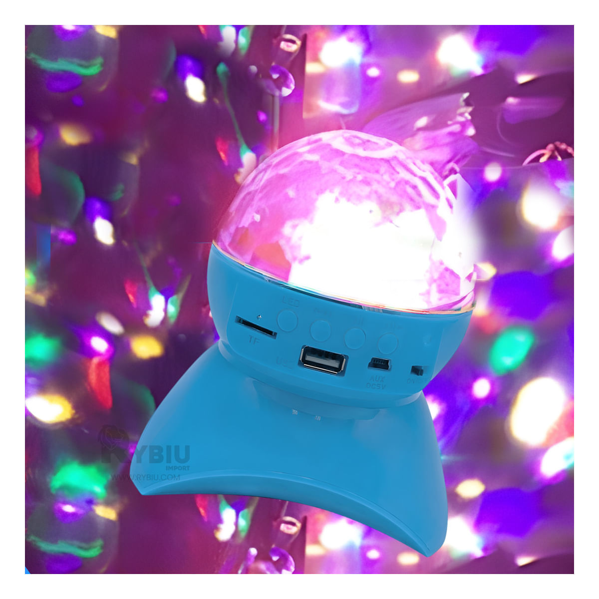 Proyector Ligero y Luminoso Color Celeste Y+Agendita