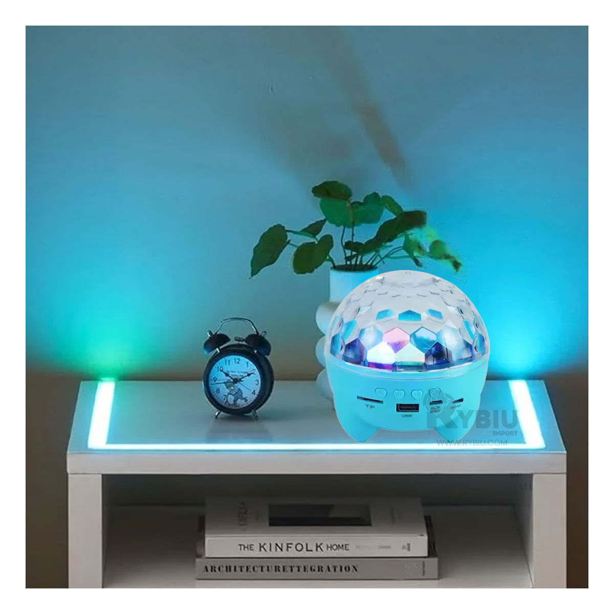 Proyector Adaptable y Practico Color Celeste Y+Agendita