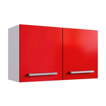 Módulo alto de cocina 120cm Rojo