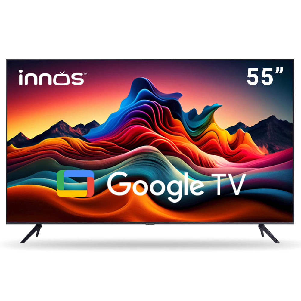 Televisor INNOS 55" Smart TV 4K UHD Google TV