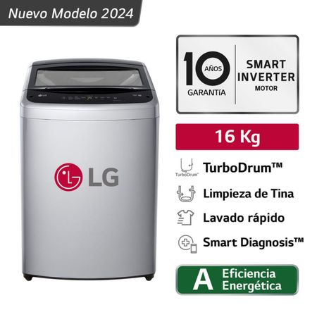 Lavadora LG WT16DVTB 16 Kg Gris