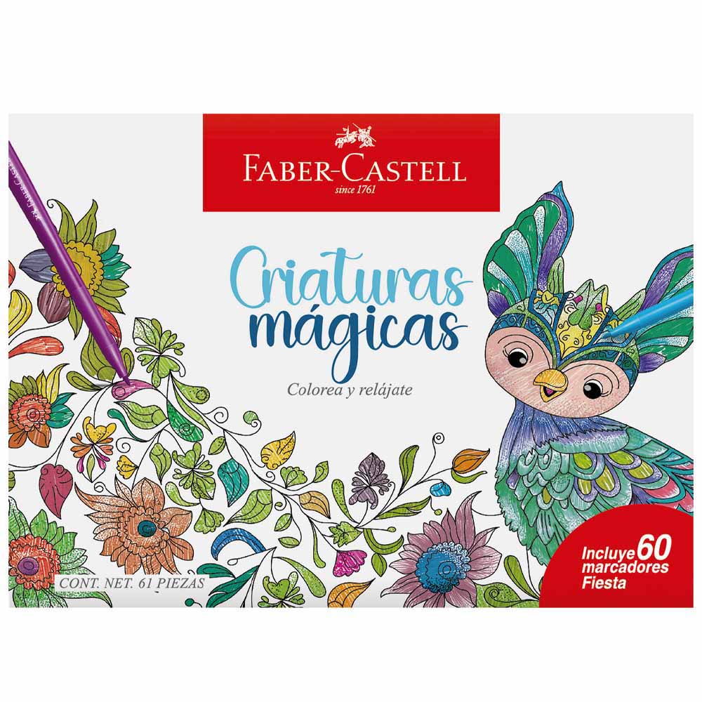Faber Set Criaturas Magicas + Fiesta FABER CASTELL 60un