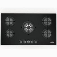 Cocina Empotrable a Gas MABE 5 Quemadores PM8655GV0 Vidrio Negro