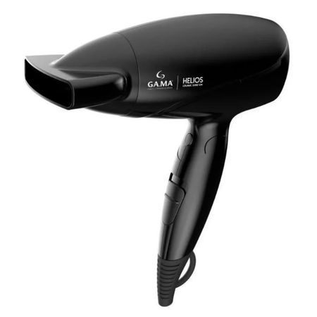 Secadora de Cabello Compacta 2 Velocidades Gama Helios 2741 Negro 1600 W