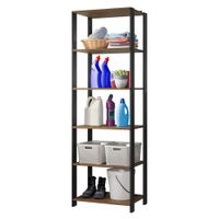 Estante Multiuso 59 cm Marrón/Negro