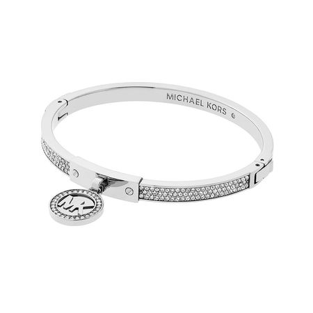 Joya Mujer Michael Kors Pulsera de Acero Inoxidable con Llamativas Decoraciones de Cristal