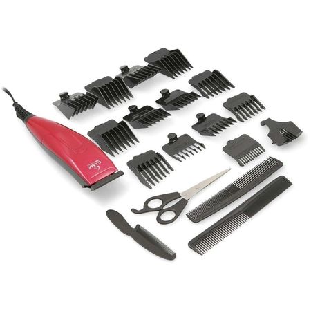 Cortadora de cabello Profesional Gama de 24 Pzs BECCP0000000583 - Rojo