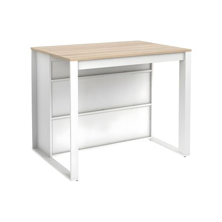 Mesa Desayunador de cocina Minimalista Tokage Blanco R&R Muebles