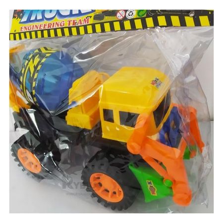 Vehiculo con Gira Embudo de Juego Amarillo Y+Papel de Regalo