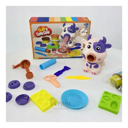 Set Educativo para Crear Figuras con Vaca Morado Y+Stickers