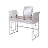 Escritorio con Estante Moderno Utsuki Marron y Negro R&R MUEBLES