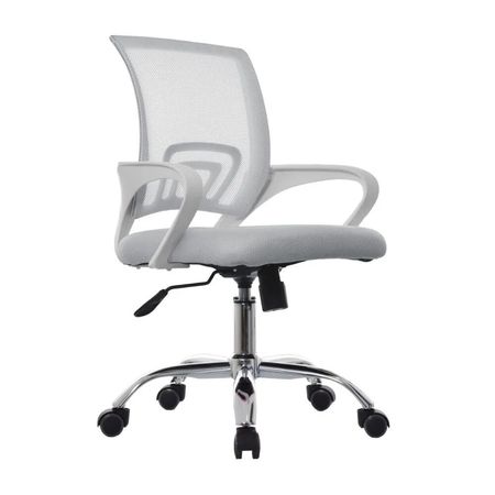 Silla de Oficina Atlantis Eco Polipropileno Gris/blanco Ofideas