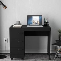 Escritorio Moderno Matsuriya Negro R&R MUEBLES