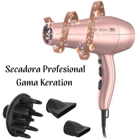 Secadora de Cabello Profesional Gama Keration Therapy 3D