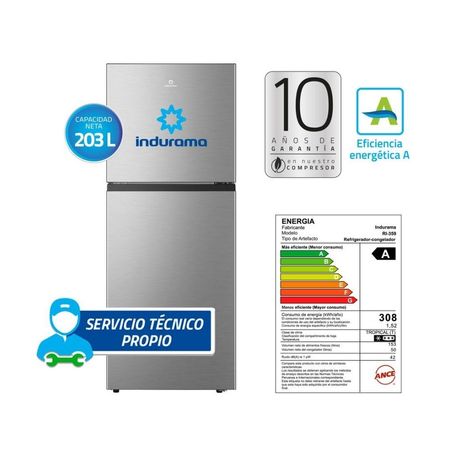 Refrigeradora Indurama RI-359 No Frost 203Lt Croma