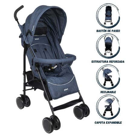 Coche Bastón Deportivo Adventure Infanti Blue