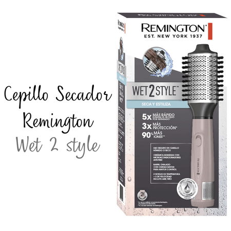 Cepillo Secador Voluminizador Remington  WET2STYLE Cepillo Secador Voluminizador Remington WET2STYLE