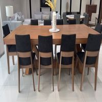 Comedor Dmuebles 10 sillas Matera - Negro