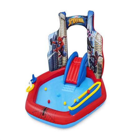 Centro de Juegos Inflable Spiderman Bestway 211x206x127cm