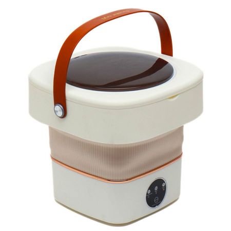 Mini Lavadora Portátil Lavado Y Centrifugado Beige 11 Litros