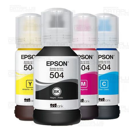 Tinta epson t504 colores y negro l4160 l6191 l6161 l4150 l61714.