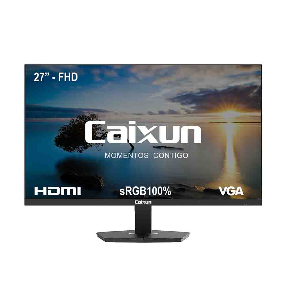 Monitor Caixun 27"" C27F2F Plana Full HD Panel VA 100Hz 14ms