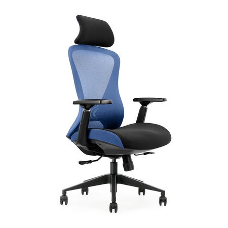 Silla Gamer Ergonómica Evox K2 Azul Claro