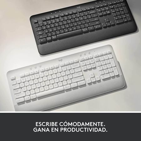 Teclado Logitech Signature K650 Wireless Grafito - 920-010910