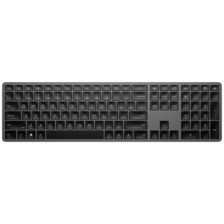 Teclado Inalámbrico Dual HP 975 Bluetooth Retroiluminado Recargable - 3Z726UT