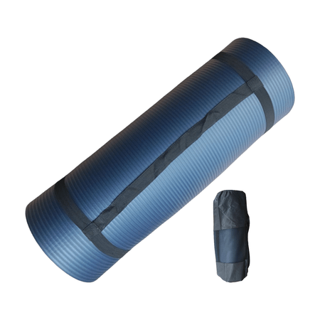 Colchoneta Mat de Yoga Extra Gruesa 20 Mm Premiun Pilates Gym Dark Blue