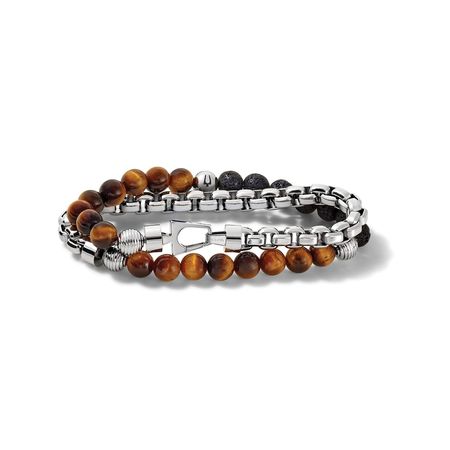 Joya para Hombre Pulsera Wrap Box de Cadena