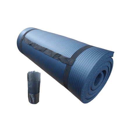 Colchoneta Yoga Mat Extra Gruesa 20 Mm Pilates Gym Azul Dark