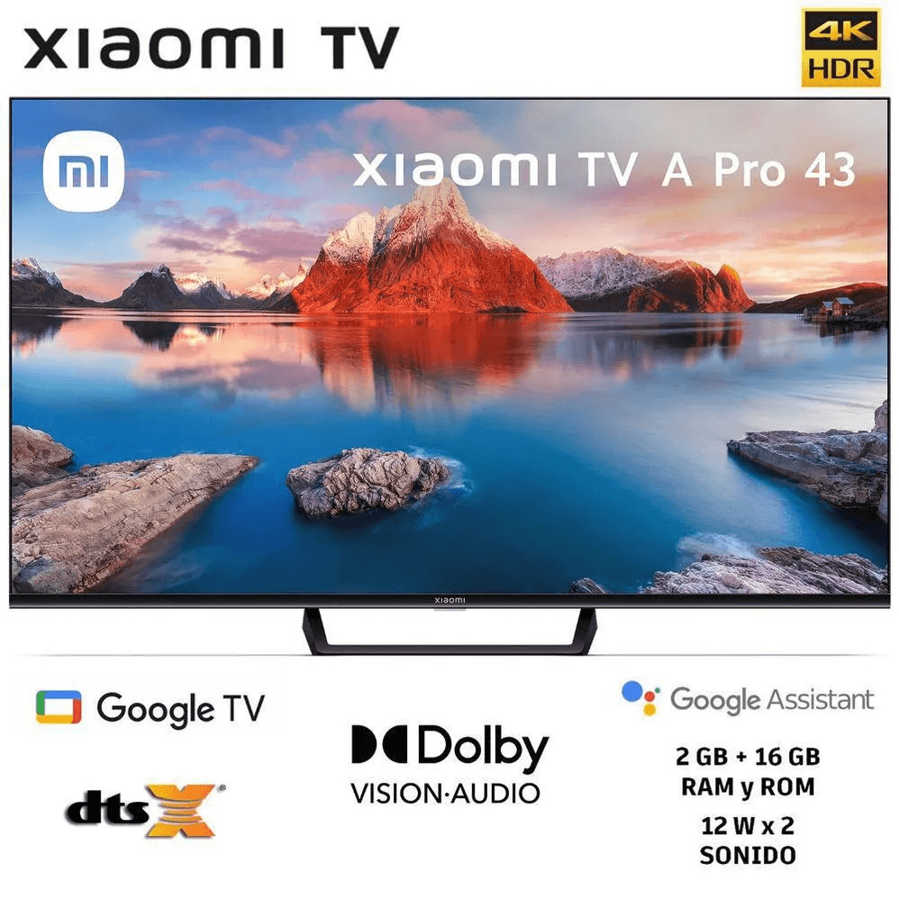 Televisor Xiaomi 43"" A Pro Led 4K