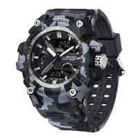 Reloj Deportivo Sanda 3355 Camuflaje Navy Análogo-Digital